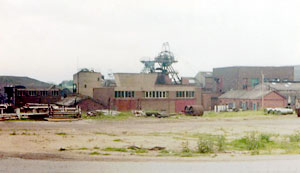 Teversal Colliery in 1980. 