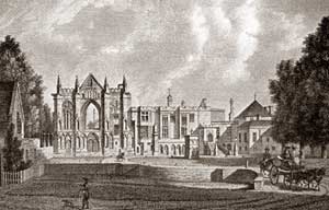 Newstead Abbey in the 18th century.