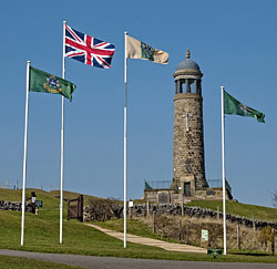 The Regimental Memorial Tower at Crich.