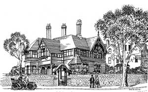 Clawson Lodge was designed by Watson Fothergill in 1885 and is now a BUPA Health centre.