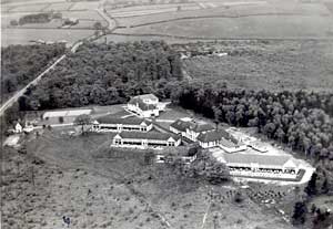 Harlow Wood from the air in the 1930s.