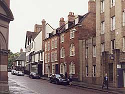 View of Castle Gate, Nottingham (Photo: A Nicholson, 2004).