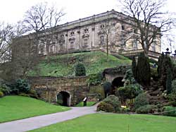 The Ducal mansion of Nottingham Castle was built in the late 17th century and extensively restored in the 1890s.