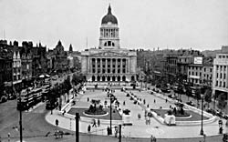 The Market Square in 1938, now dominated by The Council House (1929).