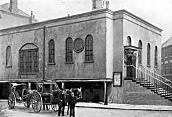 The old town hall at Weekday Cross, c.1890