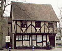 The 15th century Severns building is now on Castle Road; it was originally sited on Middle Pavement but was dismantled and moved in the late 1960s.
