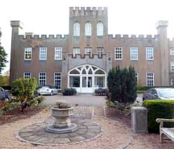 The north front of Tollerton Hall.