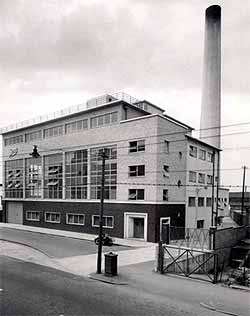Power House W55, at Irongate Wharf, London Road, Nottingham, c.1960. [CAIS 2360]