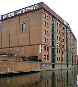 Former British Waterways warehouse dating from 1919.