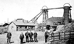 Number 2 colliery, Hucknall in 1909