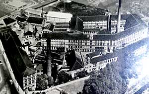 Aerial photograph of Turney Bros Ltd, Nottingham.